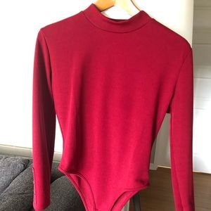 Red leotard. Like new!